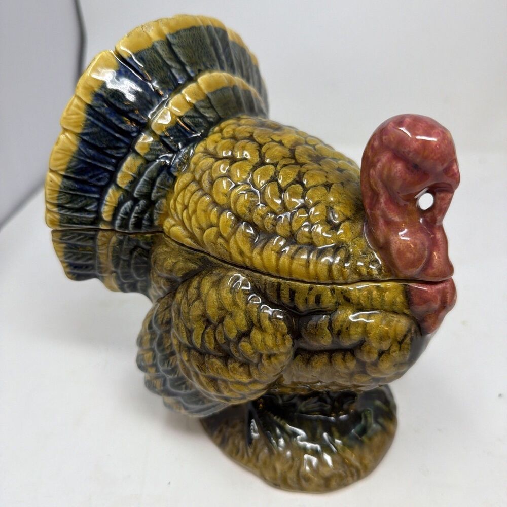 Napcoware Turkey Covered Dish Vintage Japan Thanksgiving